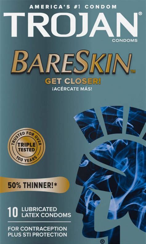 trojan bareskin size